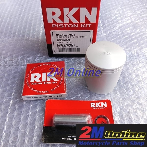 Seher Piston Kit Force 1 Fizr Os 225 Ring Rik Japan Rkn Riken Barang Langka