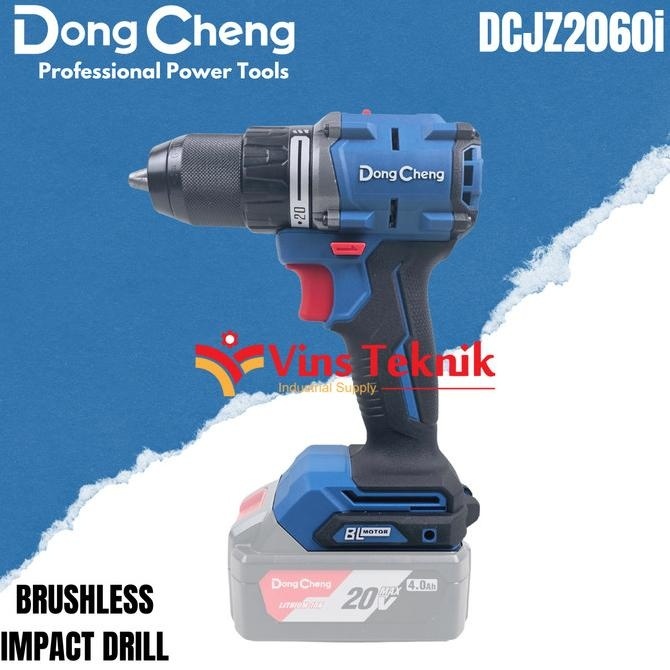 DongCheng DCJZ2060i DCJZ2060 Mesin Bor Baterai Cordless Impact Drill