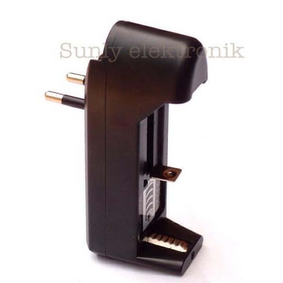 desktop charger universal 1 slot baterai senter 18650 - batrai vapor istick pico adaptor