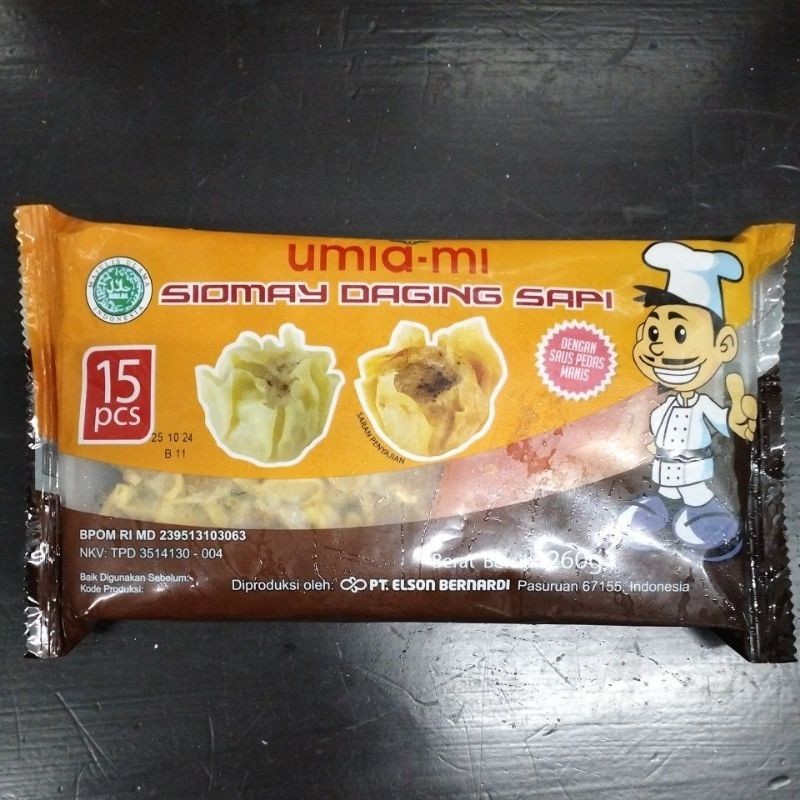 

UMIAMi Siomay daging sapi 15pcs