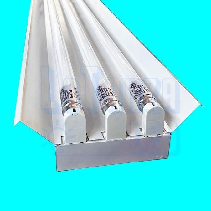 Kap Lampu Tko Led 3X36 120Cm Kap Tko Tl 3X16 Philips Komplit