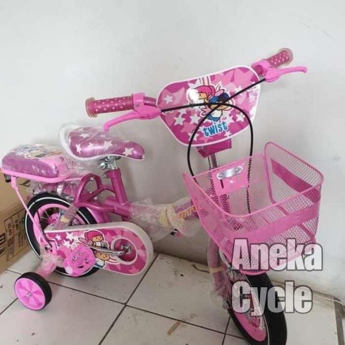 [Original] Sepeda Anak Perempuan United 12 Twist Berkualitas
