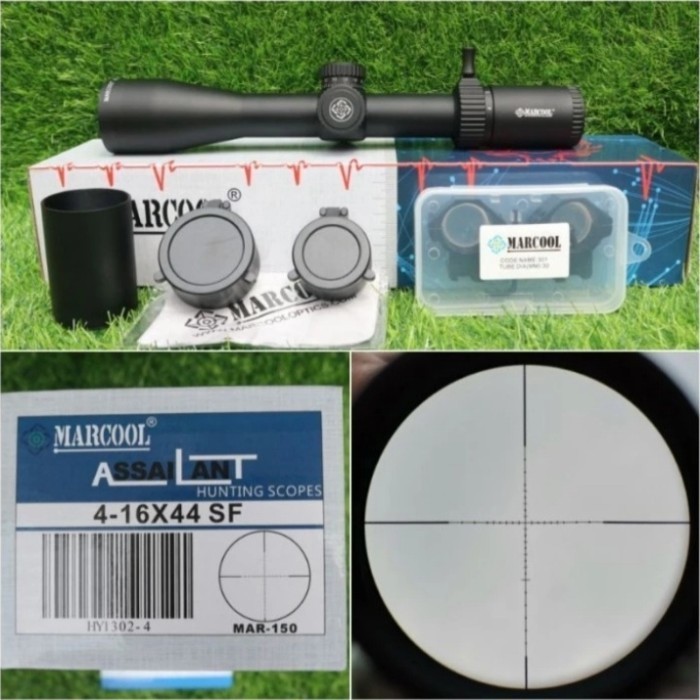 ✅Baru Teleskope Marcool Assailant 4-16×44 Sf Mildot New Reticle Terbaru
