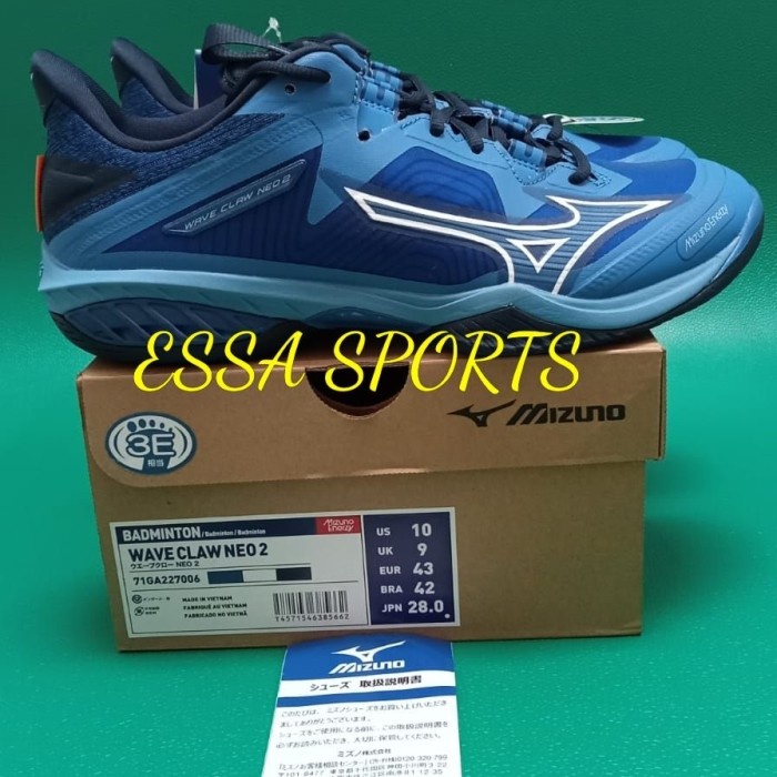 [Original] Sepatu Badminton Mizuno Wave Claw Neo 2 Jp Code Original Terbaru