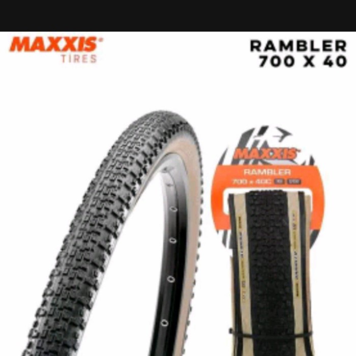 ✅New Ban Luar Maxxis Rambler 700 X 40C Skinwall Limited