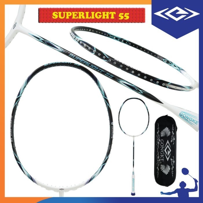 [Original] Gongke Superlight 55 Raket Badminton Original Paket Ultimax Jp Limited