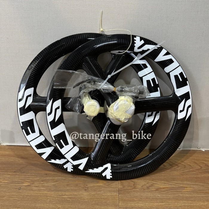 ✅New Wheelset Carbon Viets 22 Inch 451 Discbrake 3 Spoke New Murah Terbatas