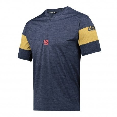 ✅Baru Jersey Leatt Sepeda 1.0 Zip Onyx Blue / Jersey Sepeda Dry Fit Diskon