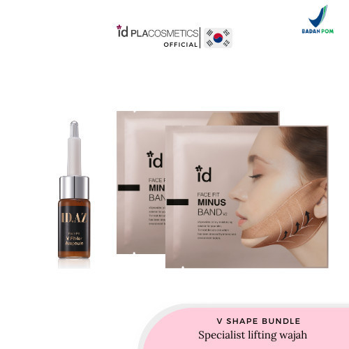 ✅New Ori V Shape Bundle  1 Pc Face Fit V Fit-Ler Ampoule  2 Pcs Minus Band V2 Terbaru