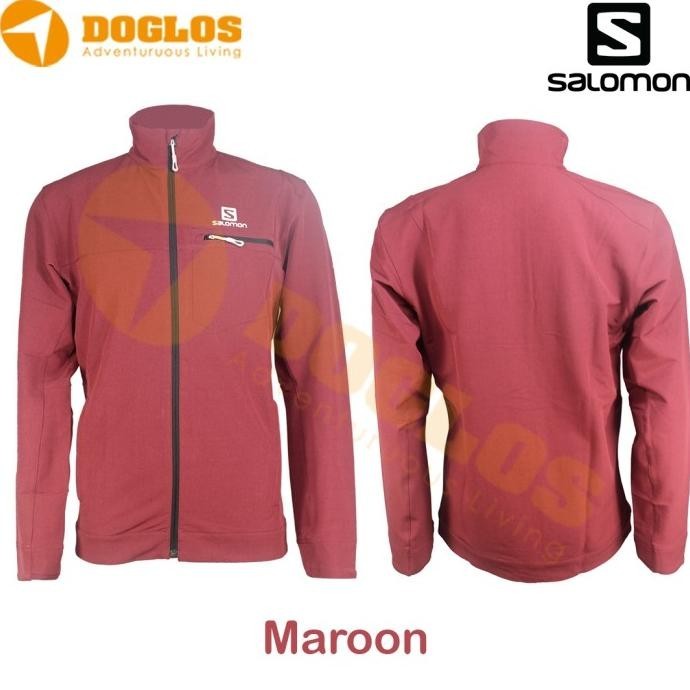 BIG SALE JAKET SOFTSHELL SALOMON MEN OUTDOOR NON WATERPROOF 