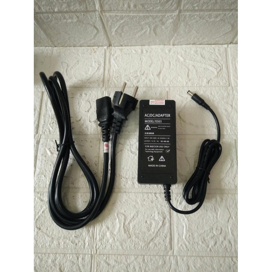 MANTAPP AC/DC/ADAPTER 15.5V 3A MODEL 15503