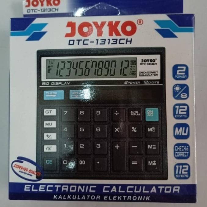 

Terjangkau - Kalkulator Joyko Dtc1313 Ch / calculator joyko !!