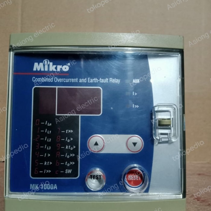 ✅Original Mikro Mk1000A-Combined Overcurnt  Earth Fault Rly 240Vac Terbaru
