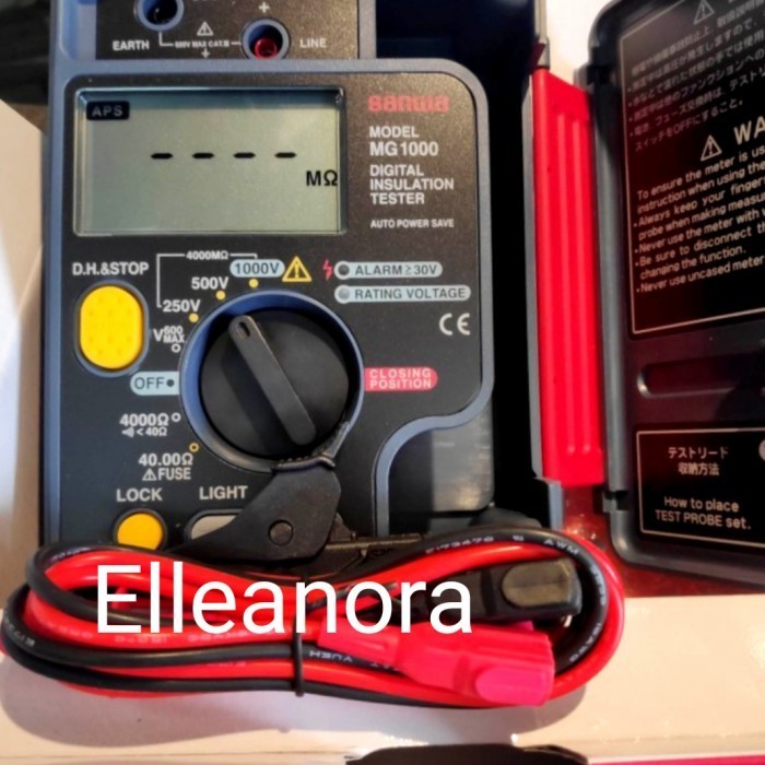 ✅Original Digital Insulation Tester Sanwa Mg1000 Original Terbatas