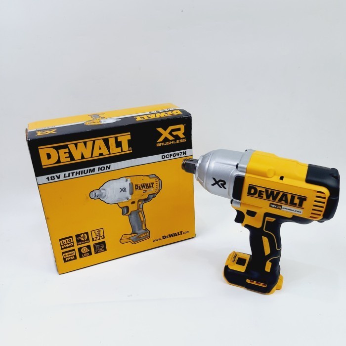 ✨New Mesin Impact Wrench 3/4 Cordless Brushless 18V Dewalt Dcf 897 Dcf897 Berkualitas