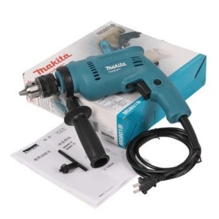 ✨New Makita M0801B Mesin Bor Listrik 13Mm / Bor Impact Dril Makita M0801B Diskon