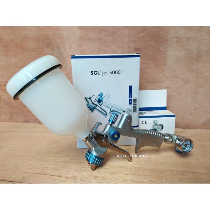 ✨New Ori Spray Gun Sgl Jet 5000 Hvlp / Spray Gun Cat / Jet 5000 Spray Gun Terbaru