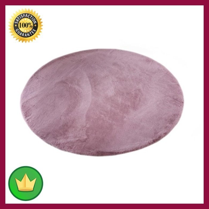 [Baru] Karpet Rabbit Fur 120 Cm - Ungu Limited