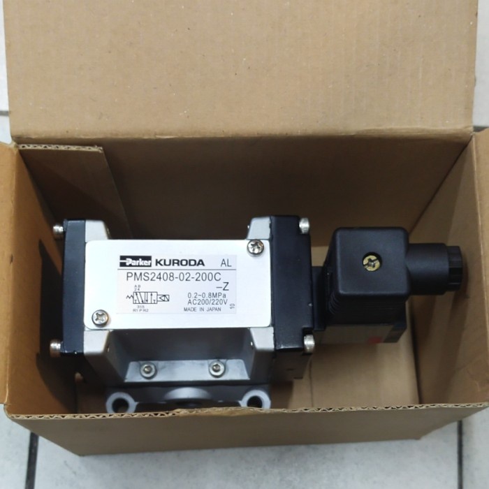 ✨Ori Solenoid Valve Parker Kuroda Pms2408-02-200C-Z // Pms2408 1/4 Ac220V Limited