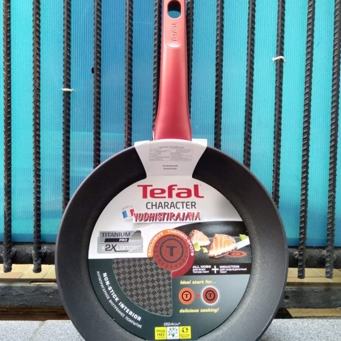 [New Ori] Wajan Teflon Tefal Cookware Character Frypan 24Cm Fp24 Original Berkualitas