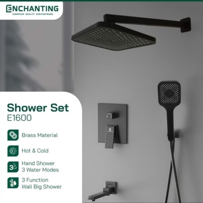 [Baru] Shower Tanam Set Kran Panas Dingin Enchanting Kran Tanam Set Shower Berkualitas