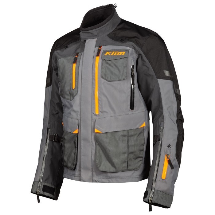 [New] Klim Jacket Carlsbad Aspalt Strike Orange Berkualitas
