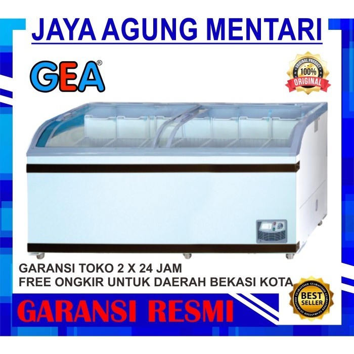 [New] Freezer Box Gea Sd-700By / Chest Freezer Gea Sliding Curve Sd 700 By Terbatas