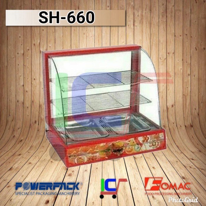 [New Ori] Showcase Display Food Warmer Sh-660 Terbatas