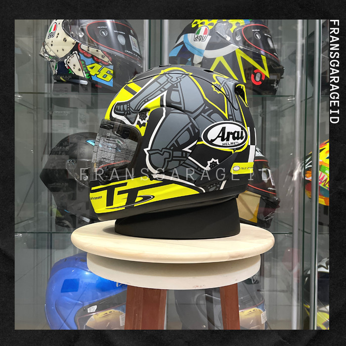 [New] Helm Arai Rr5 Iom Tt 2019 Hijau Full Face 1:1 Premium Diskon