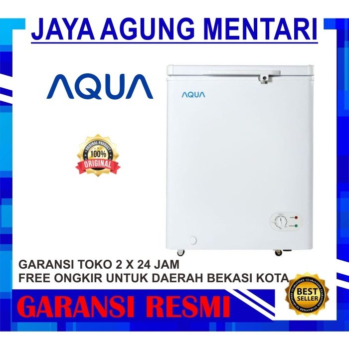 [New] Freezer Aqua Aqf-100W / Chest Freezer Aqua 100 W / Freezer 100 Liter Diskon