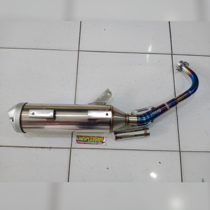[Original] Knalpot Daeng Tsukigi Leheran Twtone Yamaha Mio SportySoulFino Carbu Terbatas