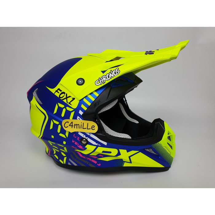 [New] Helm Jpx Cross X23 Pepsi Blue Doff Trail Super Cross Limited
