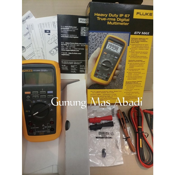 [Ori] Fluke 87V Max Terbatas