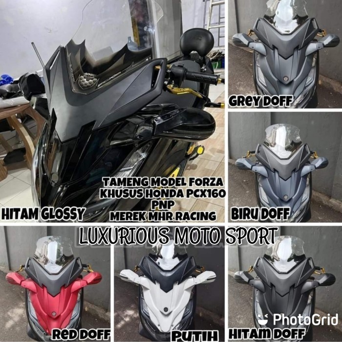 [New] Tameng Spion Pcx 160 Tameng Windshield Mhr Pcx 160 Spion Lipat Pcx New Diskon
