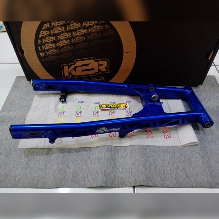 [Original] Swing Arm K2R Kawahara Ninja R/Rr Biru Oval Coak Bolong Monting Atas Berkualitas