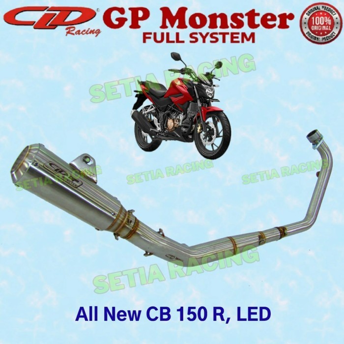 [Original] Knalpot Cld Cb150 R Cb 150R New Gp Monster Original Terbatas