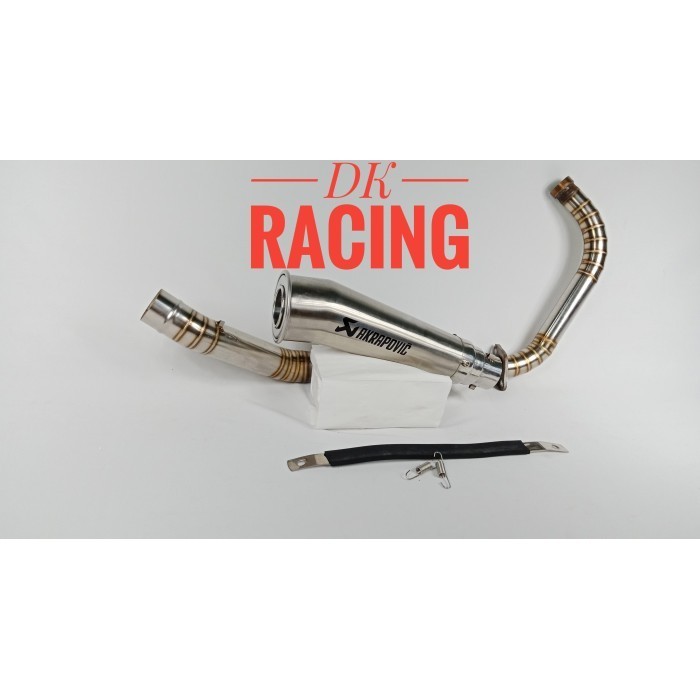 [Original] Knalpot Fulcacing Satria Fu Mono Z250 Sl Akrapovic Megaphone T 3 Terbatas