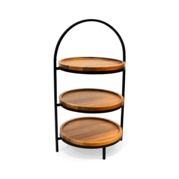 

[New Ori] Tatakan Kue Holand Acasia Wood 3 Tingkat Super Classy Style Diskon