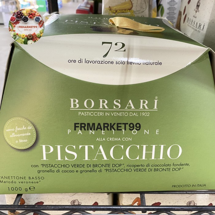 

[New Ori] Borsari Panettone Pistacchio Cake Italian / Cake Natal / Kue Christmas Limited