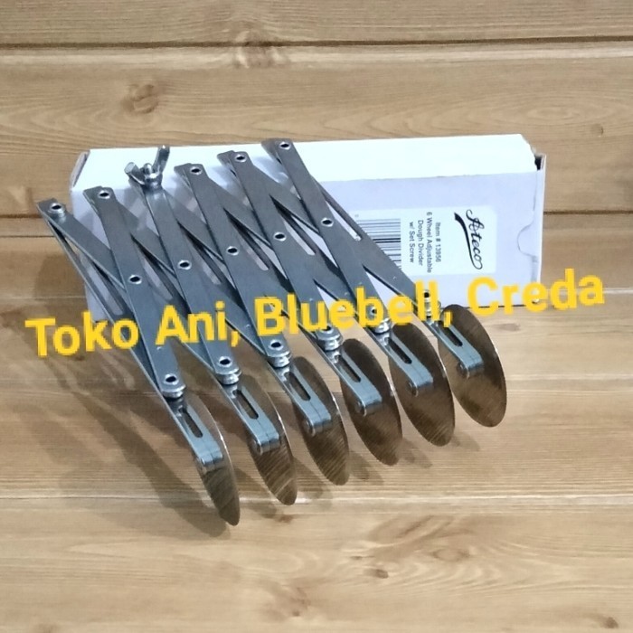 

[New Ori] Ateco 6 Wheel Adjustable Dough Divider / Pemotong Pastry Ateco 6 Roda. Terbatas