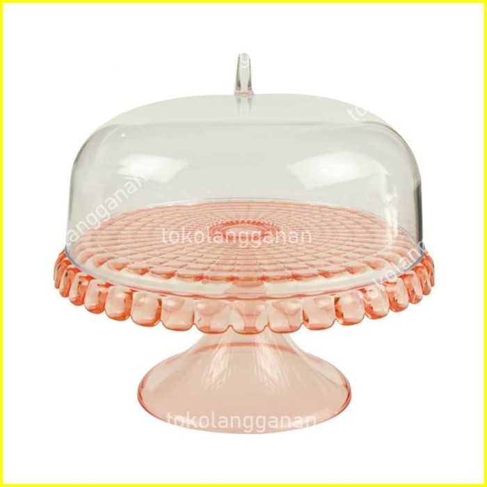 

[New Ori] Guzzini Tiffany Tempat Kue 38 Cm - Merah Terbatas