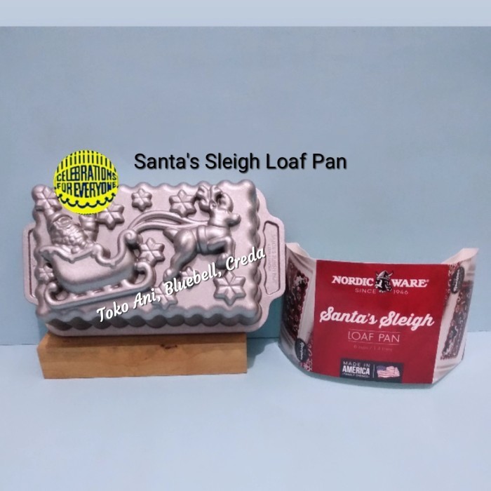 

[New Ori] Nordic Santa'S Sleigh Loaf Pan Limited