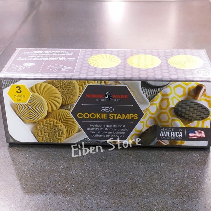 

[New Ori] Nordic Geo Cast Cookie Stamp - O 73Cm - Set-3 Diskon