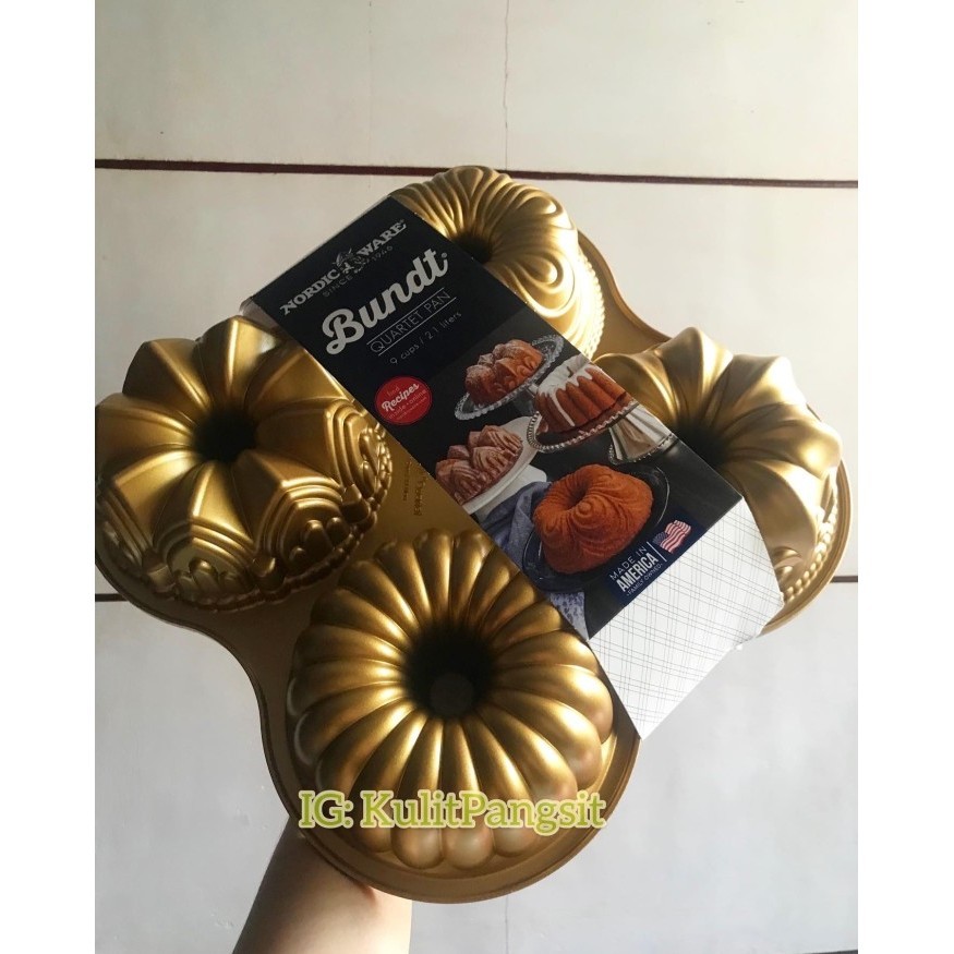 

[New Ori] Loyang Nordic Ware Quartet Bundt Nordicware Terbaru