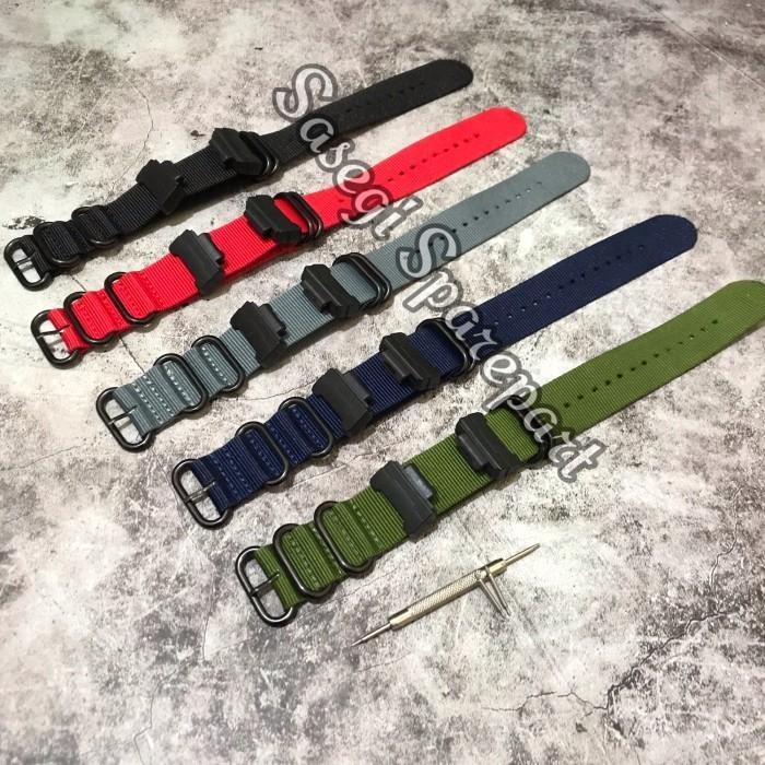 Strap Tali Kanvas Nato Canvas Casio G-Shock Adapter Konektor Gshock