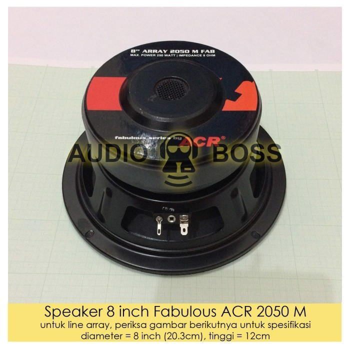 Speaker Acr 8" Fabulous 2050 /Acr 8 Inch Fabulous / Acr 8"Fabulus 2050