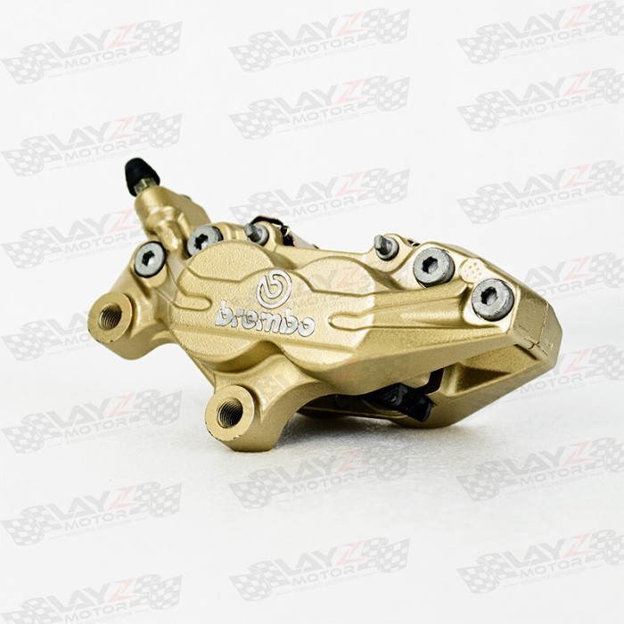 ✅Baru Kaliper Brembo Brembo 4 Piston 2 Pin Gold - Left Diskon