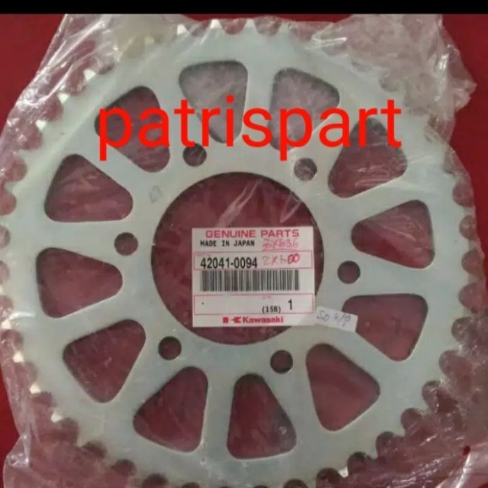 ✅Baru Gear Belakang Gir Belakang Zx6R Zx636 Ori Kawasaki Terbatas