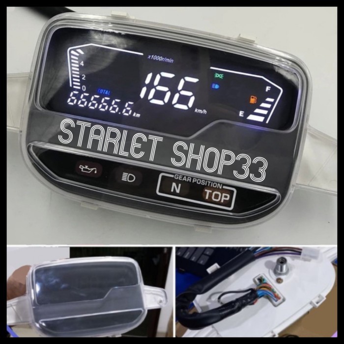 ✅Baru Speedometer Digital Yamaha Fizr V 110 Zhe Kilometer Spidometer Poswan Terbaru