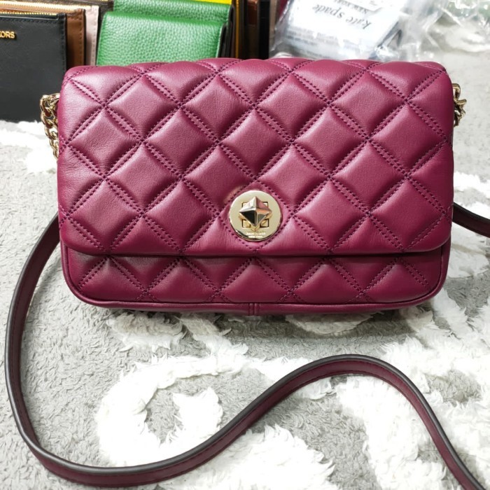 ✅New Kate Spade Natalia Crossbody Blackberry Terbaru